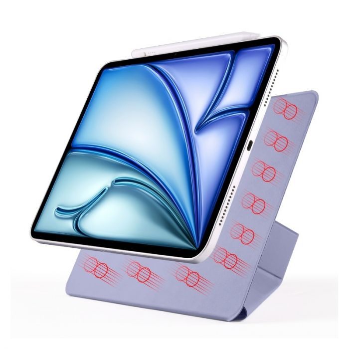 Чохол-книжка BeCover Ultra Slim Origami Magnetic для Apple iPad mini 7 (2024) Deep Purple (712950)