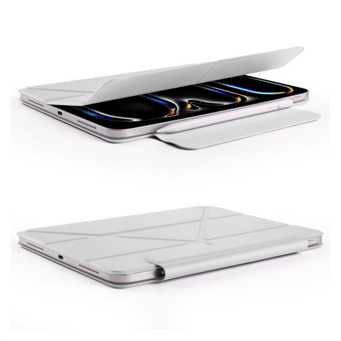 Чохол-книжка BeCover Ultra Slim Origami Magnetic для Apple iPad Pro 11 M4 (2024) Gray (712962)