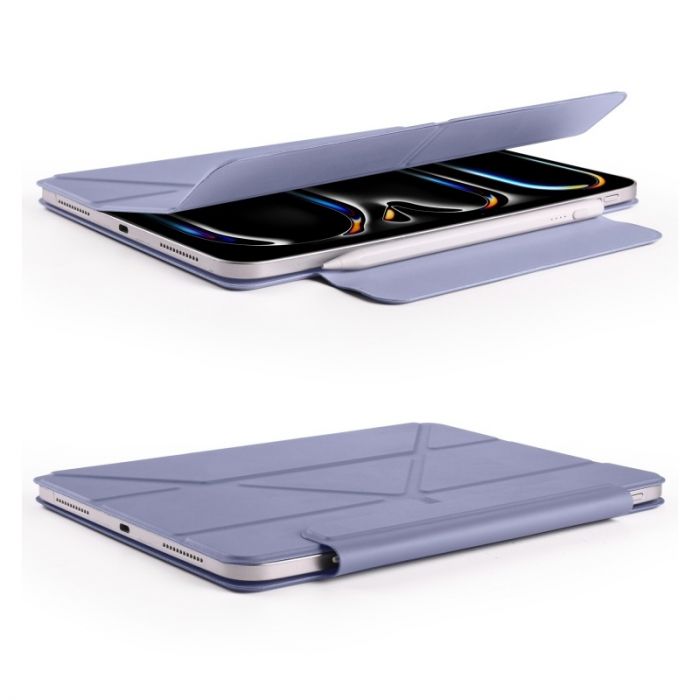 Чохол-книжка BeCover Ultra Slim Origami Magnetic для Apple iPad Pro 11 M4 (2024) Deep Purple (712963)