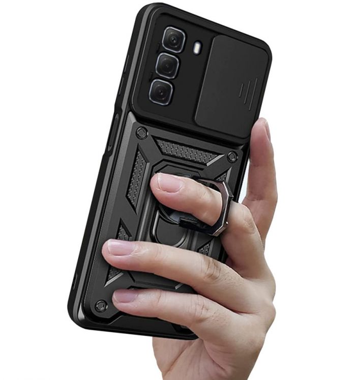 Чохол-накладка BeCover Military для Infinix Hot 50 Pro (X6881) Black (713048)