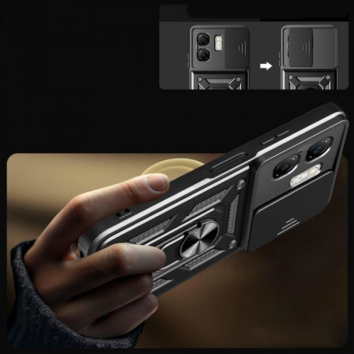 Чохол-накладка BeCover Military для Infinix Smart 9 (X6532) Black (713049)