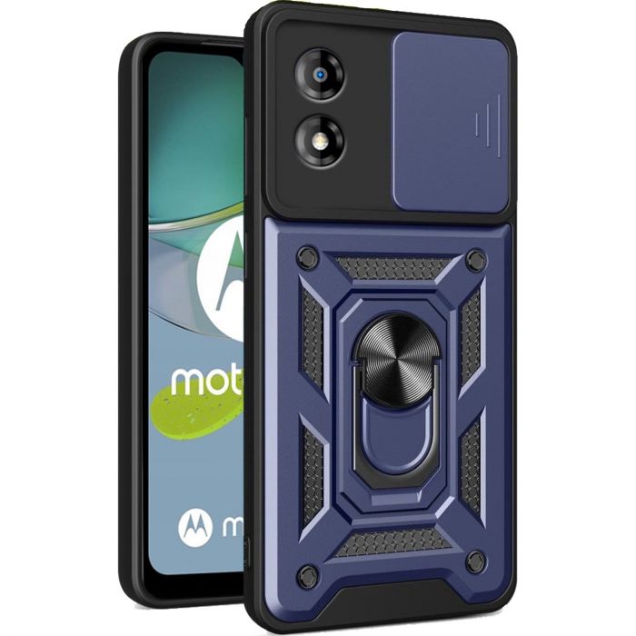 Чохол-накладка BeCover Military для Motorola Moto E14 Blue (713053)
