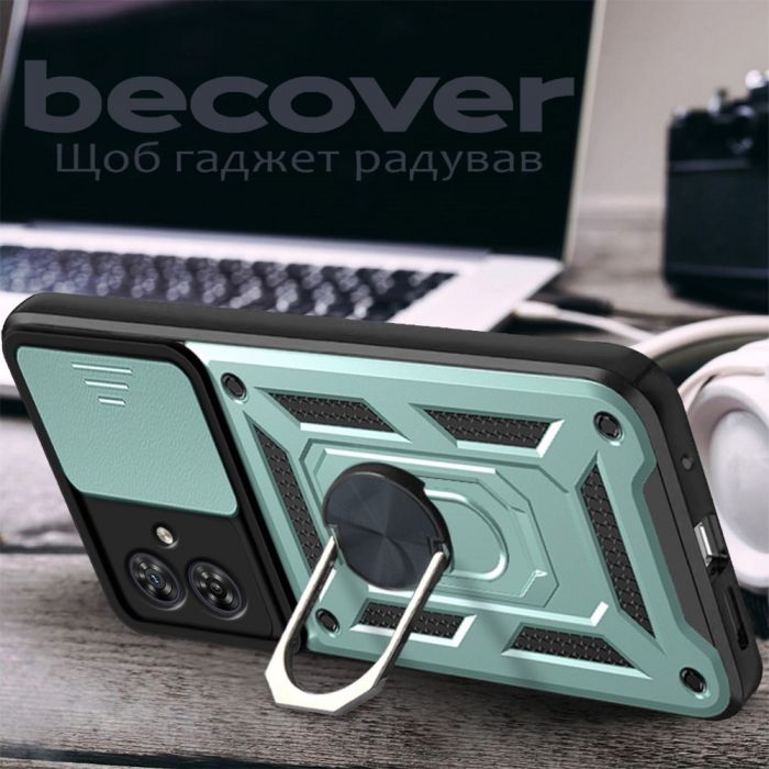 Чохол-накладка BeCover Military для Motorola Moto G55 Dark Green (713058)