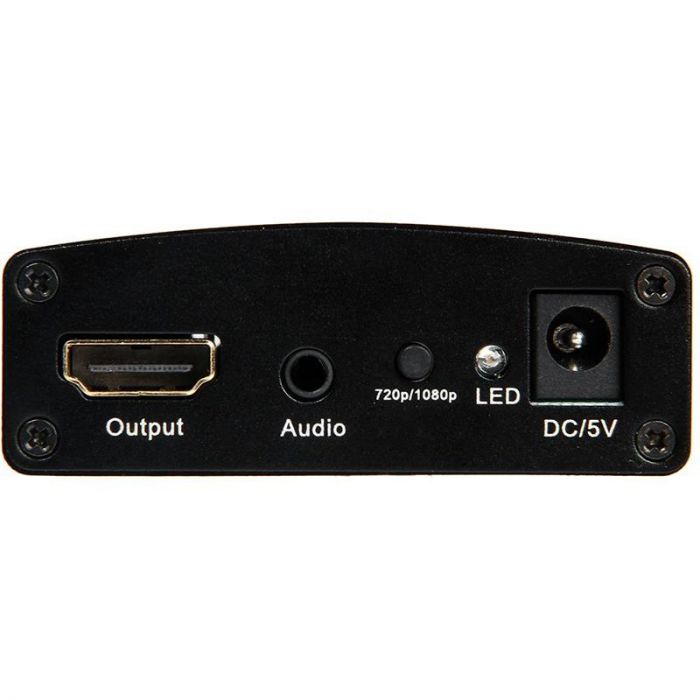 Конвертер PowerPlant (CA911479) HDCAV01 AV (3xRCA) - HDMI, чорний