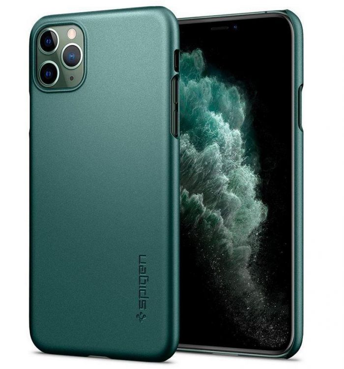 Чохол-накладка Spigen Thin Fit для Apple iPhone 11 Pro Max Green (ACS00410)