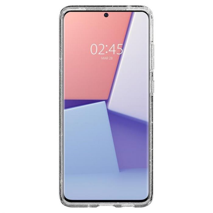 Чохол-накладка Spigen Liquid Crystal Glitter для Samsung Galaxy S20 Ultra SM-G988 Crystal Quartz (ACS00710)