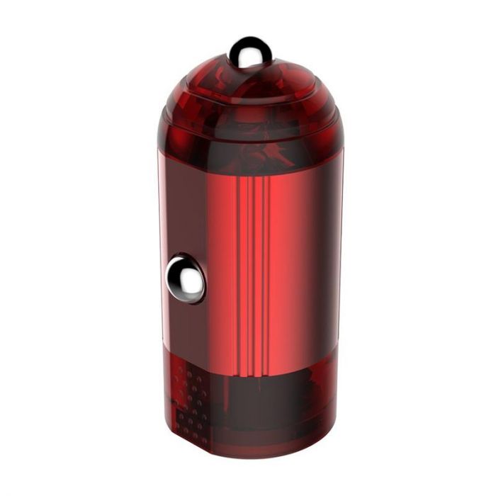 Автомобільний зарядний пристрій ColorWay (1USBх3А) QC3.0 Red (CW-CHA012Q-RD)