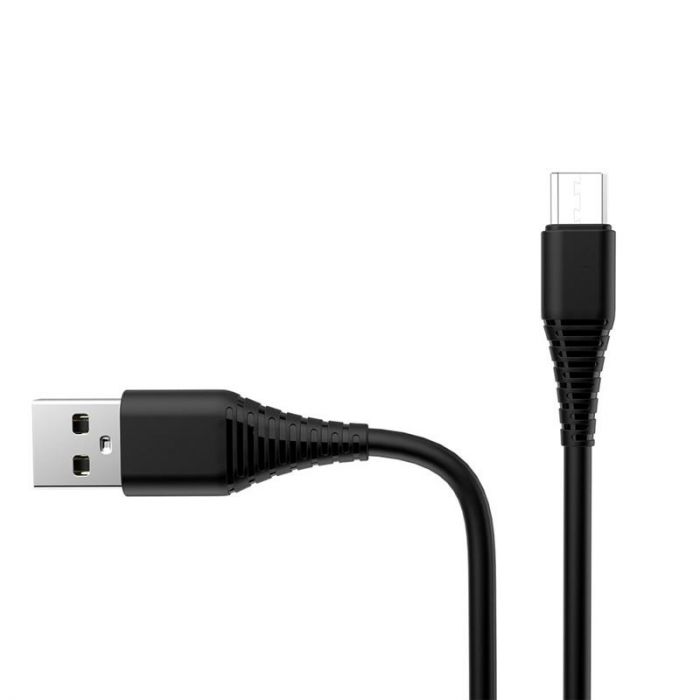 Кабель ColorWay USB - microUSB (M/M) (PVC), 2.4А, 1 м, Black (CW-CBUM025-BK)