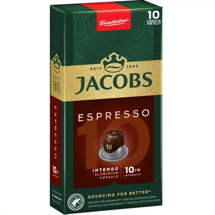 Кава в капсулах Jacobs Espresso 10 Intenso 10 шт