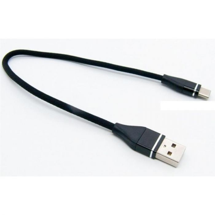 Кабель Dengos USB - USB Type-C (M/M) 0.25 м Black (NTK-TC-SHRT-BLACK)