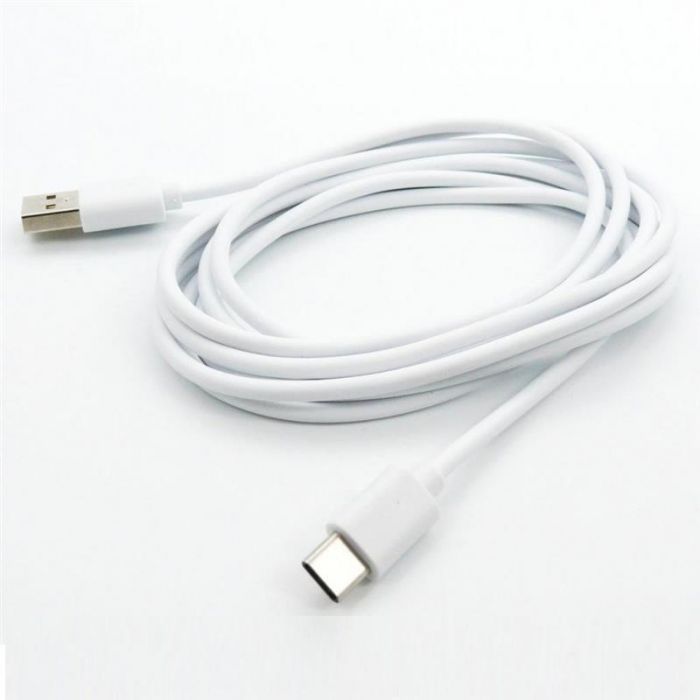 Кабель Dengos USB - USB Type-C (M/M) 2 м White (PLS-TC-2M-WHITE)
