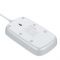 Фільтр живлення ColorWay CW-CHU44QW 4 розетки, 4 USB (1QC3.0+3 AUTO ID), 1.8 м, білий