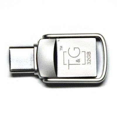 Флеш-накопичувач USB3.0 32GB Type-C T&G 104 Metal Series Silver (TG104TC-32G3)