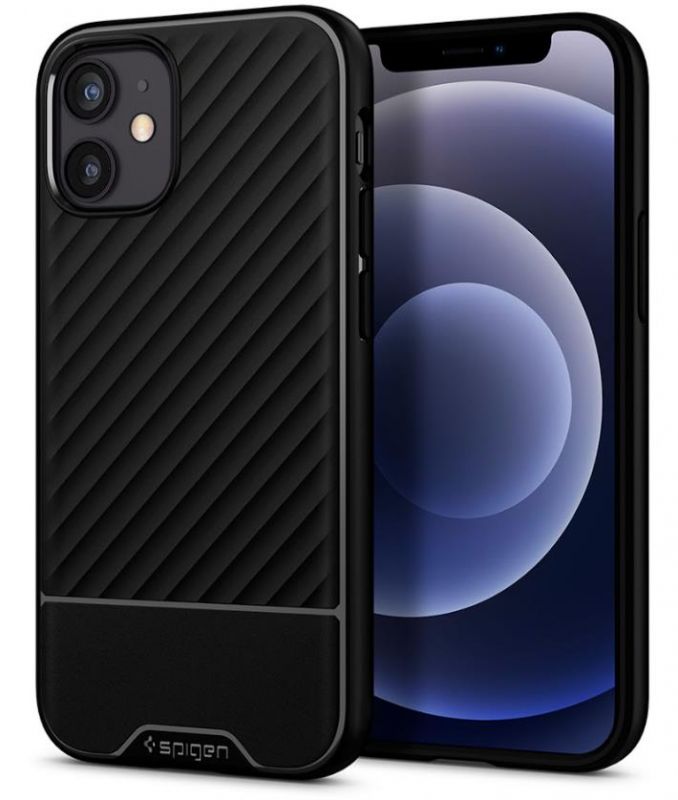 Чохол-накладка Spigen Core Armor для Apple iPhone 12 Mini Matte Black (ACS01537)