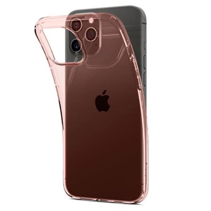 Чохол-накладка Spigen Crystal Flex для Apple iPhone 12/12 Pro Rose Crystal (ACS01518)
