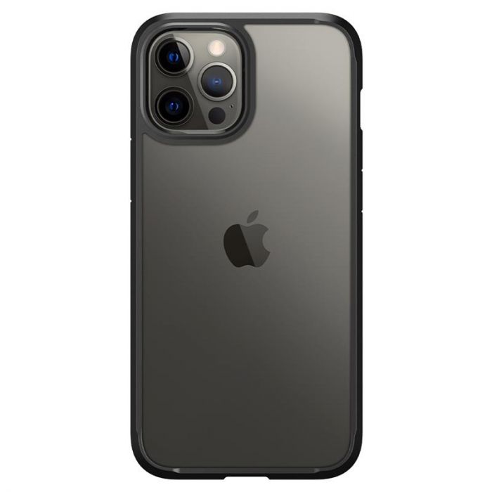 Чохол-накладка Spigen Crystal Hybrid для Apple iPhone 12 Pro Max Matte Black (ACS01477)