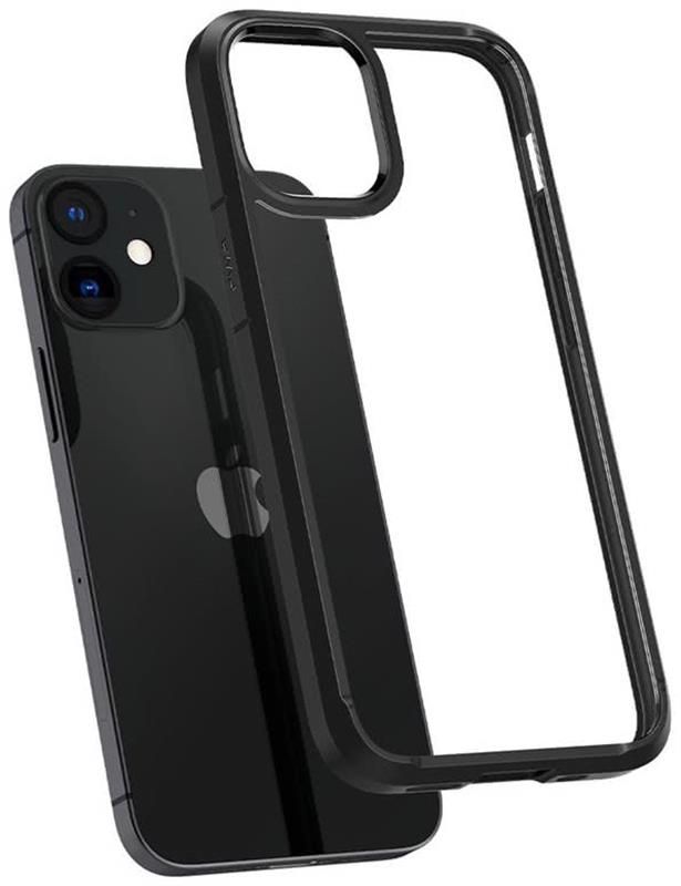 Чохол-накладка Spigen Crystal Hybrid для Apple iPhone 12 Mini Matte Black (ACS01543)