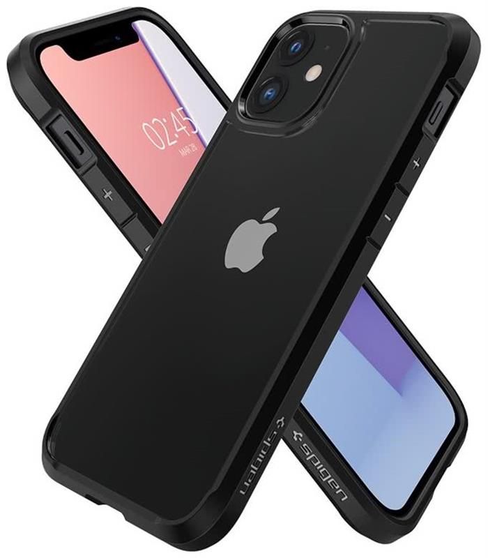 Чохол-накладка Spigen Crystal Hybrid для Apple iPhone 12 Mini Matte Black (ACS01543)