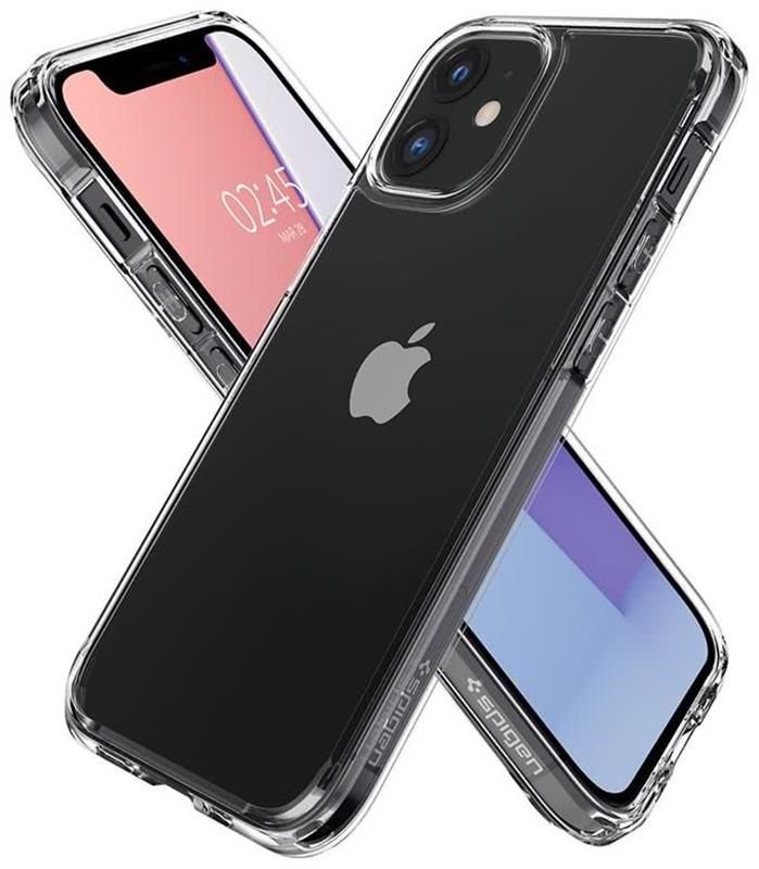 Чохол-накладка Spigen Crystal Hybrid для Apple iPhone 12 Mini Crystal Clear (ACS01542)
