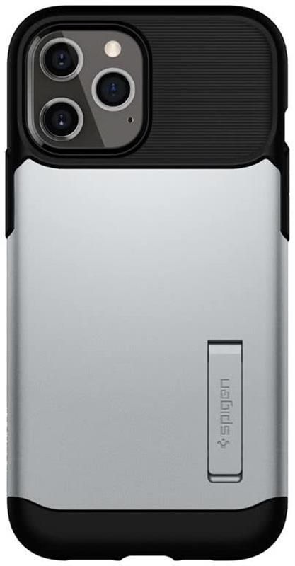 Чохол-накладка Spigen Slim Armor для Apple iPhone 12 Pro Max Satin Silver (ACS01482)