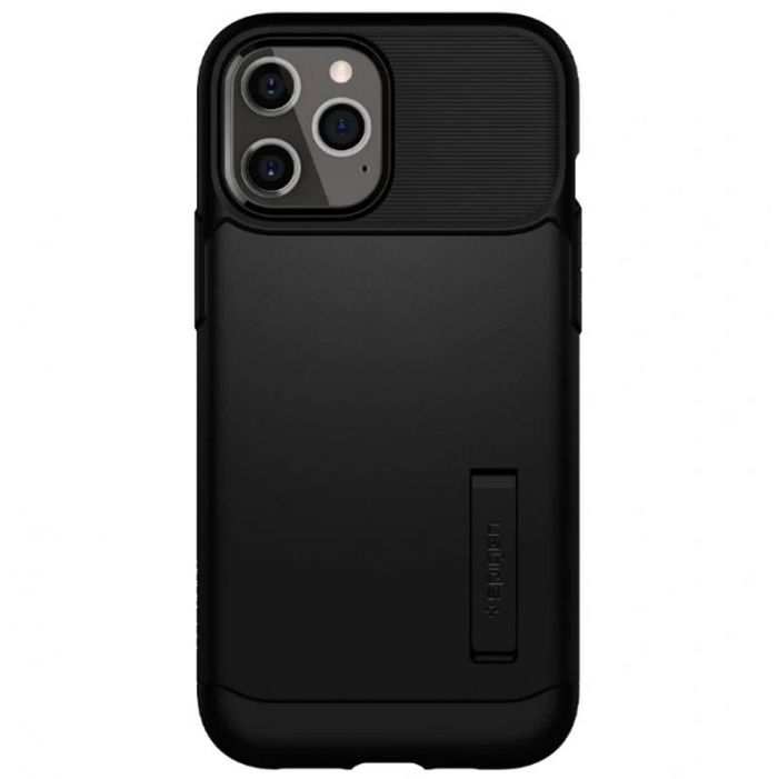 Чохол-накладка Spigen Slim Armor для Apple iPhone 12 Pro Max Black (ACS01479)