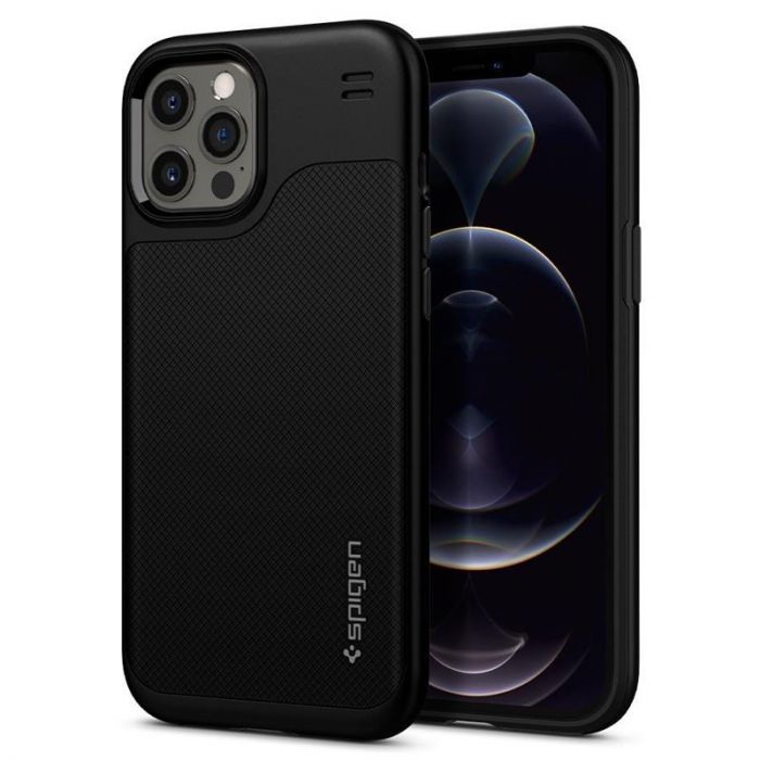 Чохол-накладка Spigen Hybrid NX для Apple iPhone 12 Pro Max Matte Black (ACS01475)