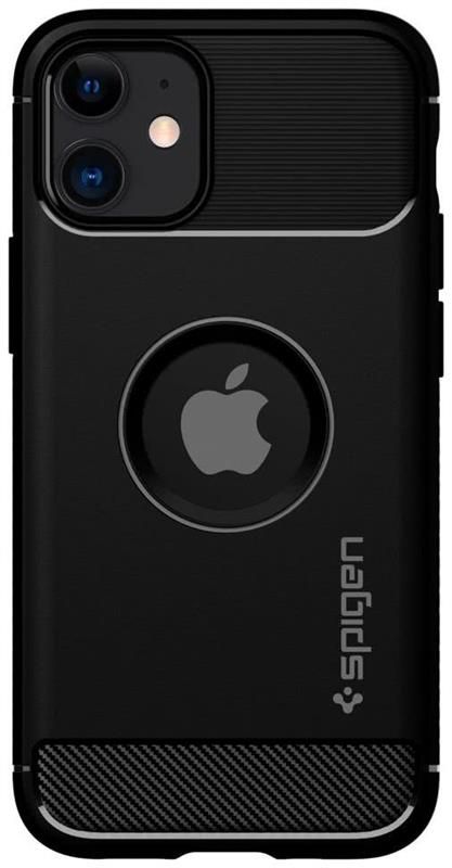 Чохол-накладка Spigen Rugged Armor для Apple iPhone 12 Mini Matte Black (ACS01743)