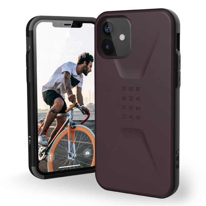 Чохол-накладка Urban Armor Gear Civilian для Apple iPhone 12 Mini Eggplant (11234D114949)
