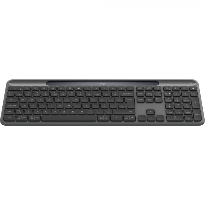 Клавiатура бездротова Logitech Slim Solar+ Graphite (920-013764)