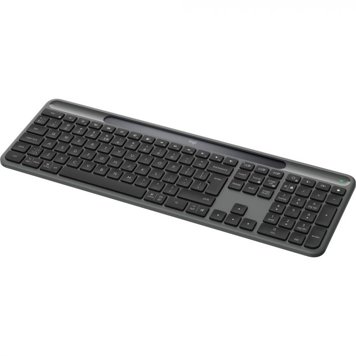 Клавiатура бездротова Logitech Slim Solar+ Graphite (920-013764)
