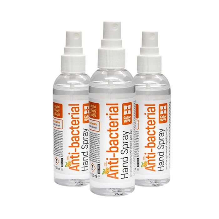 Спиртовий антисептик ColorWay для дезінфекції рук 100 мл Апельсин (CW-3912)
