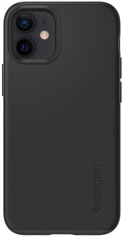 Чохол-накладка Spigen Thin Fit для Apple iPhone 12 Mini Black (ACS01739)