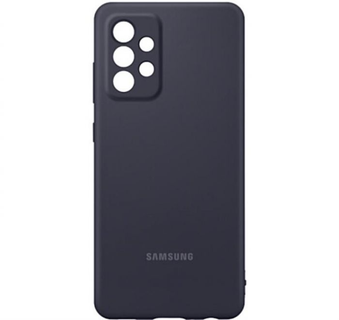 Чохол-накладка Samsung Silicone Cover для Samsung Galaxy A52 SM-A525/SM-A526/A52s SM-A528 Black (EF-PA525TBEGRU)