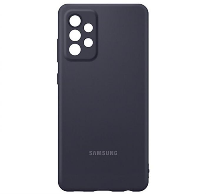 Чохол-накладка Samsung Silicone Cover для Samsung Galaxy A72 SM-A725 Black (EF-PA725TBEGRU)