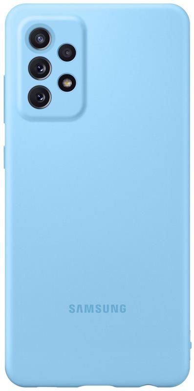 Чохол-накладка Samsung Silicone Cover для Samsung Galaxy A72 SM-A725 Blue (EF-PA725TLEGRU)