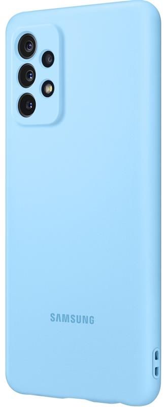 Чохол-накладка Samsung Silicone Cover для Samsung Galaxy A72 SM-A725 Blue (EF-PA725TLEGRU)