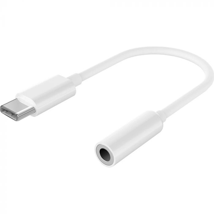 Адаптер Cablexpert USB Type-C - 3.5 мм (M/F), 0.1 м, White (A-CM-3.5F-01)