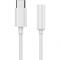 Адаптер Cablexpert USB Type-C - 3.5 мм (M/F), 0.1 м, White (A-CM-3.5F-01)