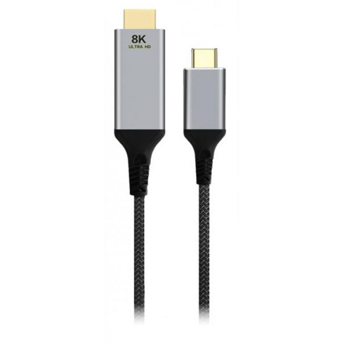 Кабель Cablexpert USB Type-C - HDMI (M/М), 2 м, чорний (A-CM-HDMIM8K-2M)