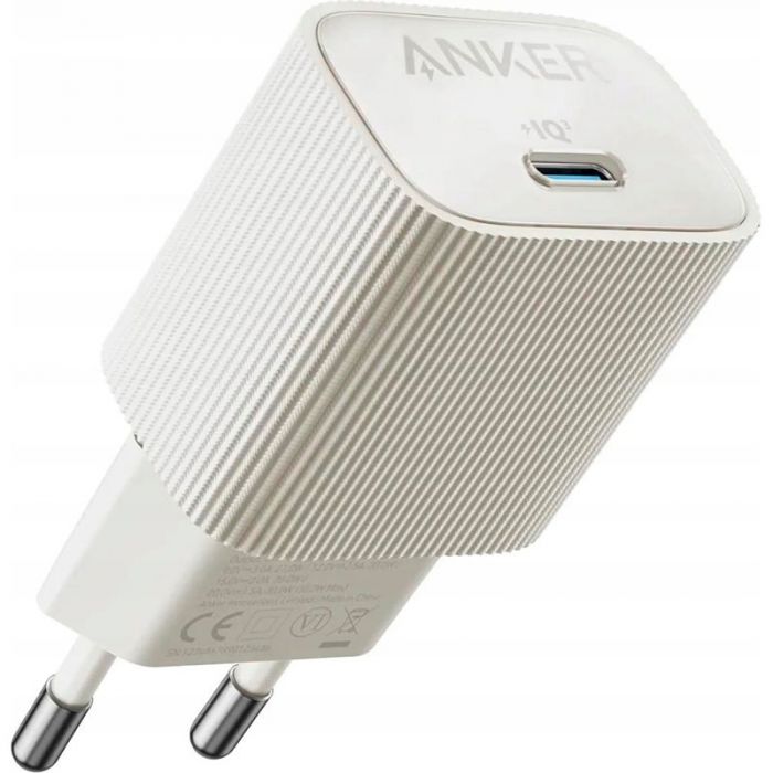Мережевий зарядний пристрій Anker PowerPort 511 Nano IV White, 30 W USB Type-C (A2337G21)