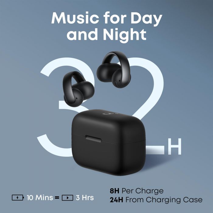 Bluetooth-гарнітура Anker SoundCore AeroClip Black (A3388G11)