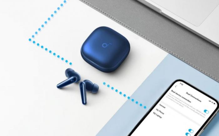 Bluetooth-гарнітура Anker SoundCore Liberty 5 ANC Blue (A3957G31)