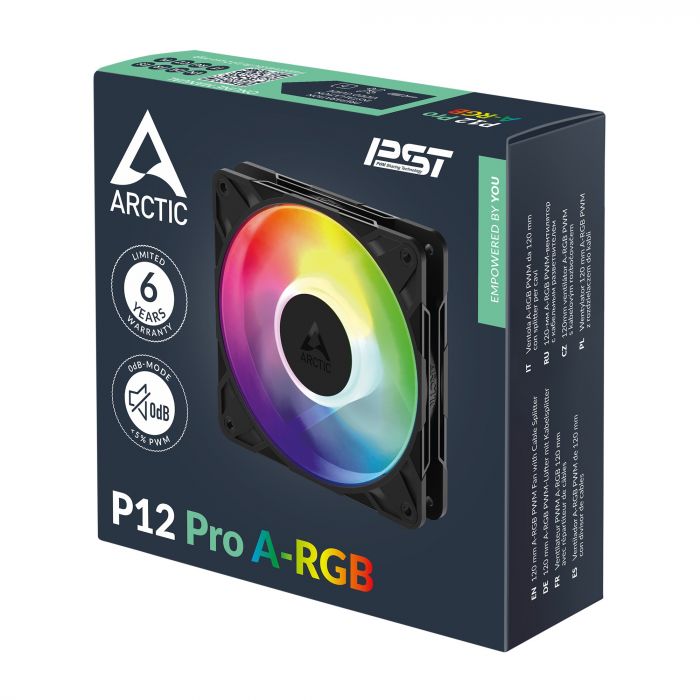 Вентилятор Arctic P12 Pro A-RGB Black (ACFAN00309A)