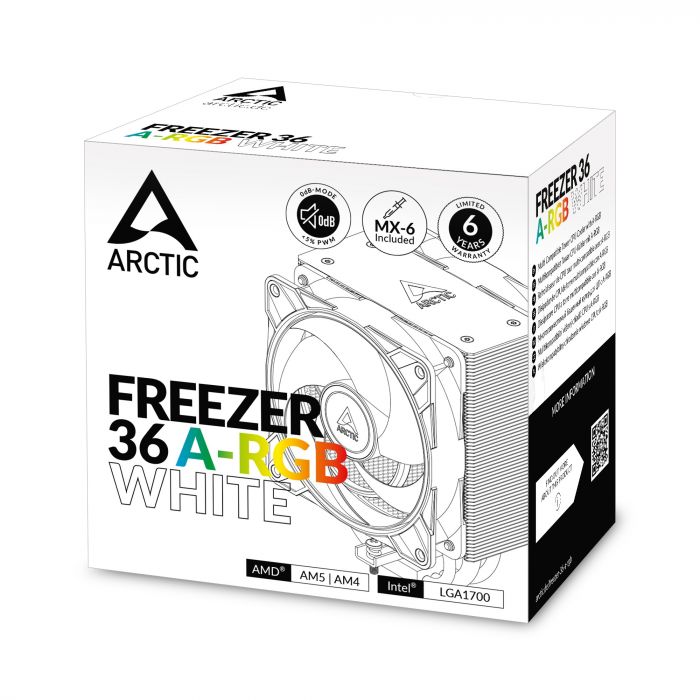 Кулер процесорний Arctic Freezer 36 A-RGB White (ACFRE00125A)