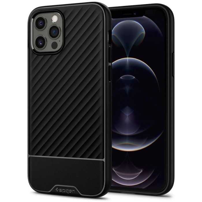 Чохол-накладка Spigen Core Armor для Apple iPhone 12 Pro Max Matte Black (ACS01471)