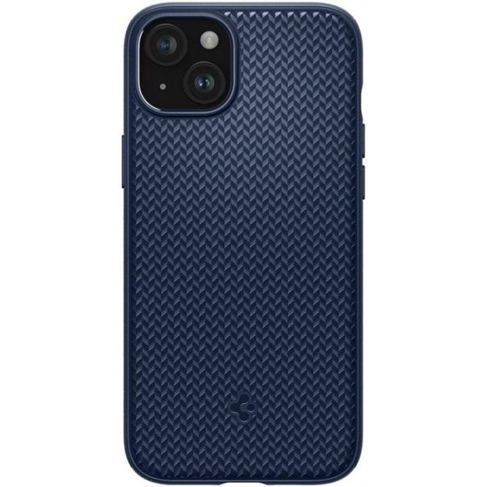 Чохол-накладка Spigen Mag Armor MagFit для Apple iPhone 15 Navy Blue (ACS06816)
