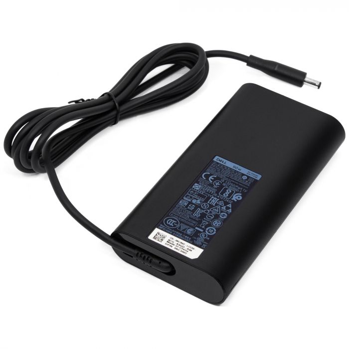 Блок живлення Dell 19.5V 90W 4.62A 4.5х3.0мм Oval + каб. живл. (AD104008)