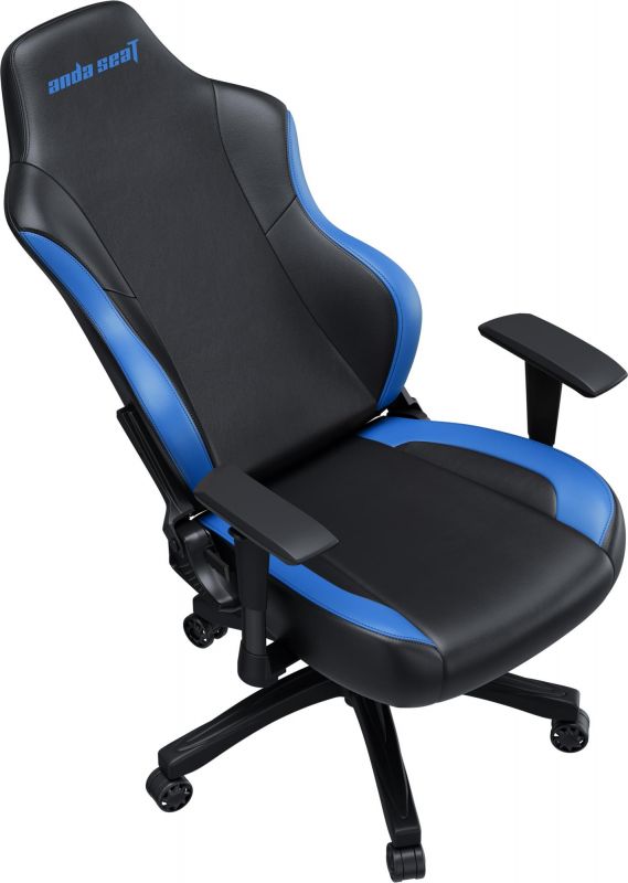 Крісло для геймерів Anda Seat Luna Size L PVC Black/Blue (AD18-48-BS-PV)