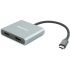 Адаптер Blueendless USB Type-C - 2xHDMI (M/F) Grey (CA913831)