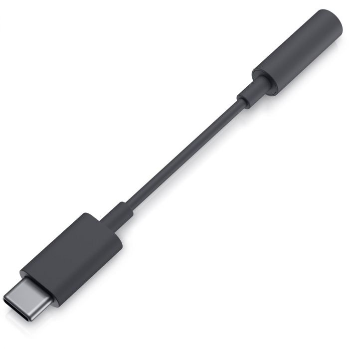 Адаптер Dell 3.5 мм - USB Type-C (F/M), Black (3GVVD)